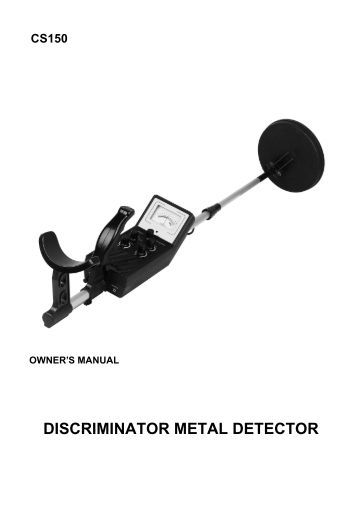 Radioshack Discriminator Metal Detector